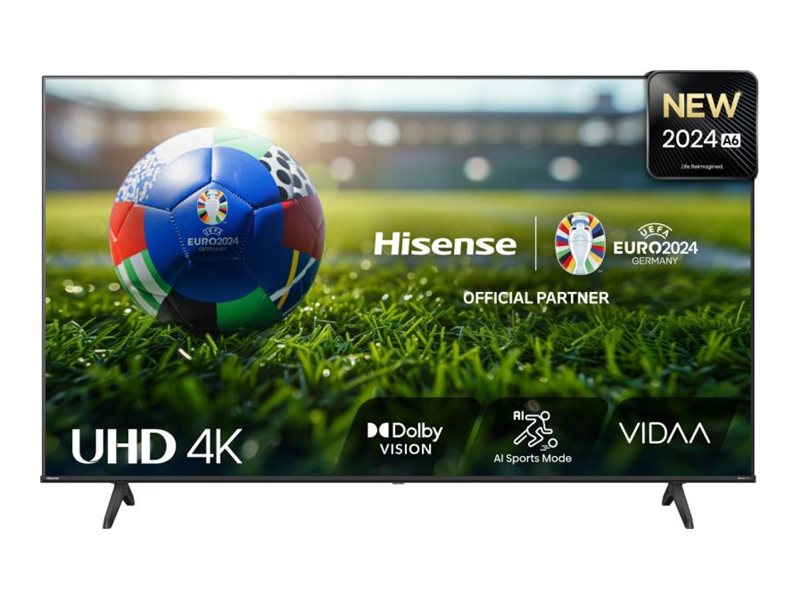Hisense Uhd Smart Tv 58E6nt Cr, 147,3 Cm (58"), 3840 X 2160 Pixel, Led, Smart-Tv, Wlan, Schwarz