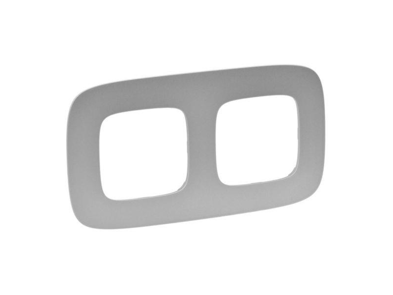 Legrand Doppelzarge Valena Allure, Aluminium (754392)