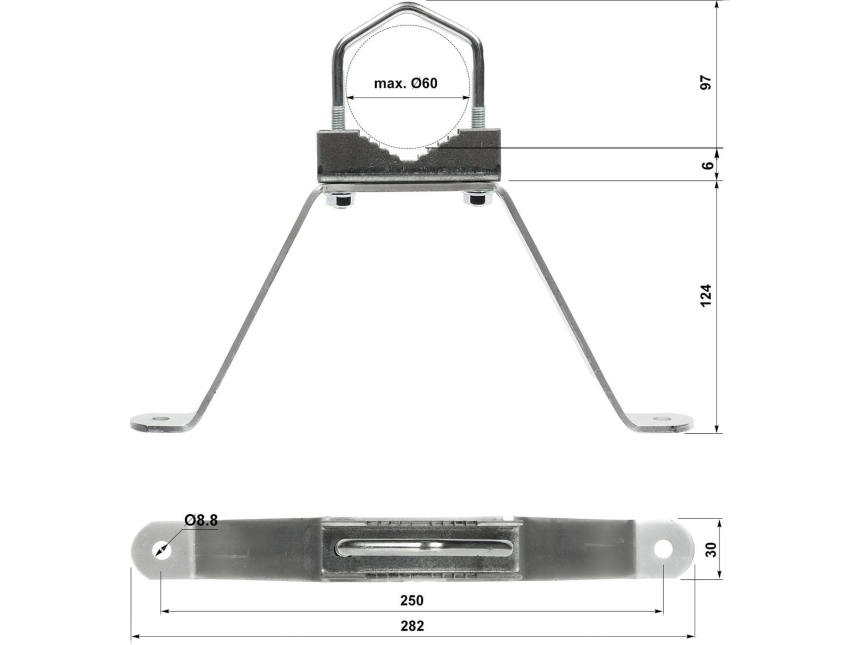 Delta masonry OBJECT OMM-60L13 | Rutter och fästanordningar - Skruvklämmor | GameStuff