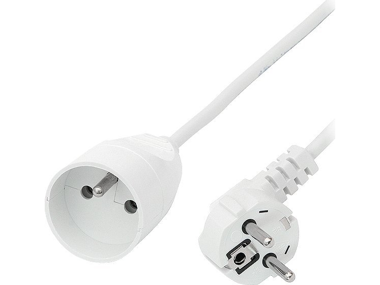 Blow 9817# Forlængerledning Ps-171 1-Stik Med Jord 5 M Hvid 3X1mm