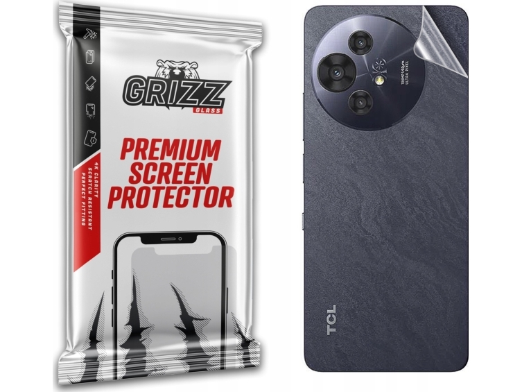 Grizzglass Folie Til Bagbeklædning Grizzglass Satinskin Til Tcl 50 Nxtpaper
