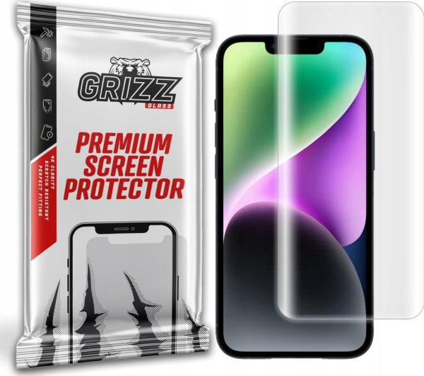 Grizzglass Hydrogel Film Grizzglass Hydrofilm Til Apple Iphone 15 Plus / 14 Plus