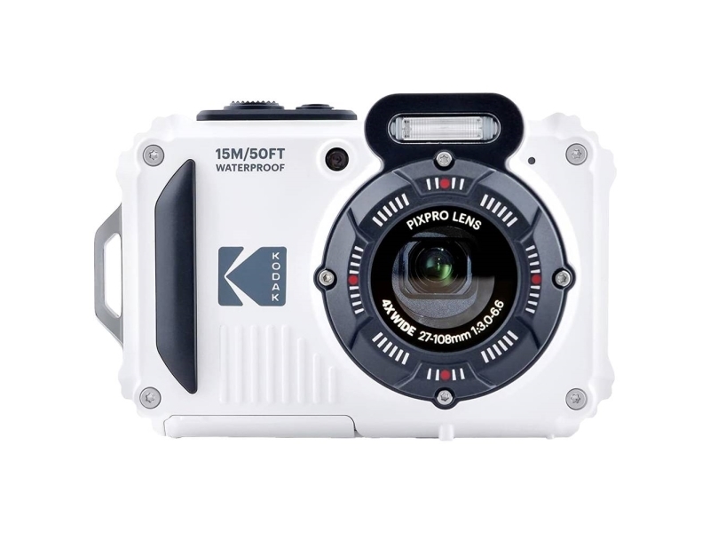 Kodak PIXPRO WPZ2, 16,76 MP, 4608 x 3456 pikseliä, BSI CMOS, 4x, Full HD, Valkoinen