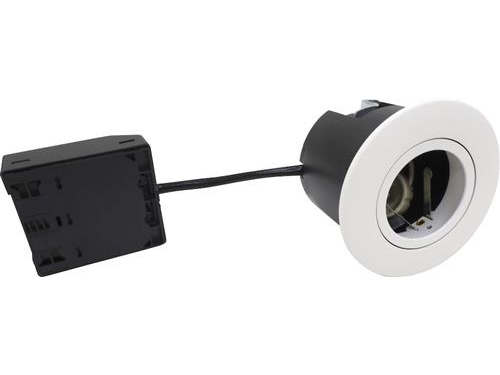 NORDTRONIC Quick Install G2, GU10, rund, mat hvid, inden- og udendørs brug | Belysning - Inomhusbelysning - Infälld spotlight | GameStuff