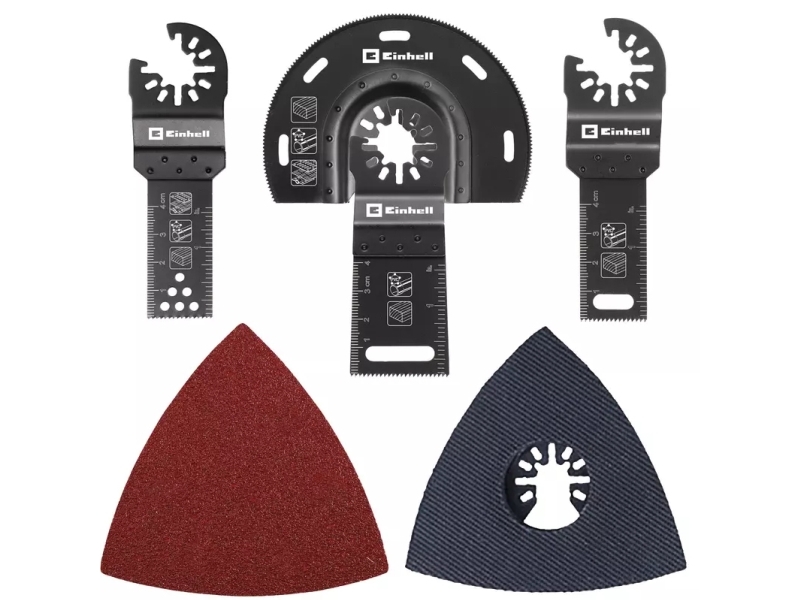 Einhell 49708950, Tillbehörssats, Metall, Plast, Trä, Svart, Brun, 17 styck | Elverktyg - DIY - Elverktyg 230V - Multiverktyg | GameStuff