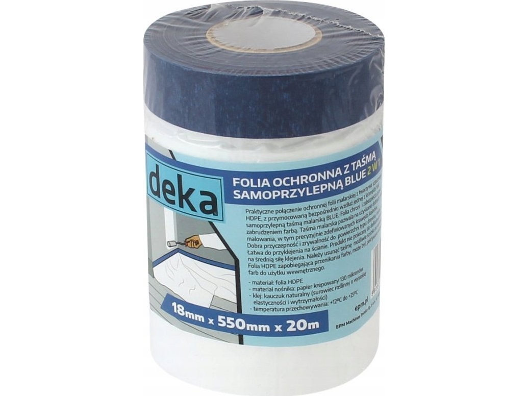 Malingsfilm Deka Beskyttelsesfilm med TAÅMÄ? BLUE 55CM*20M