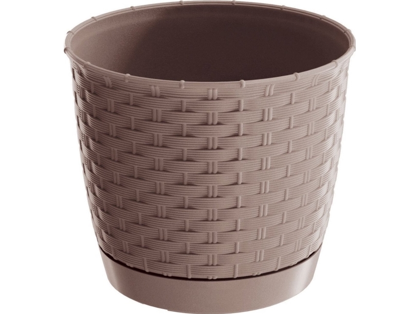 Prosperplast RATOLLA ROUND BOTTOM - MOCCA