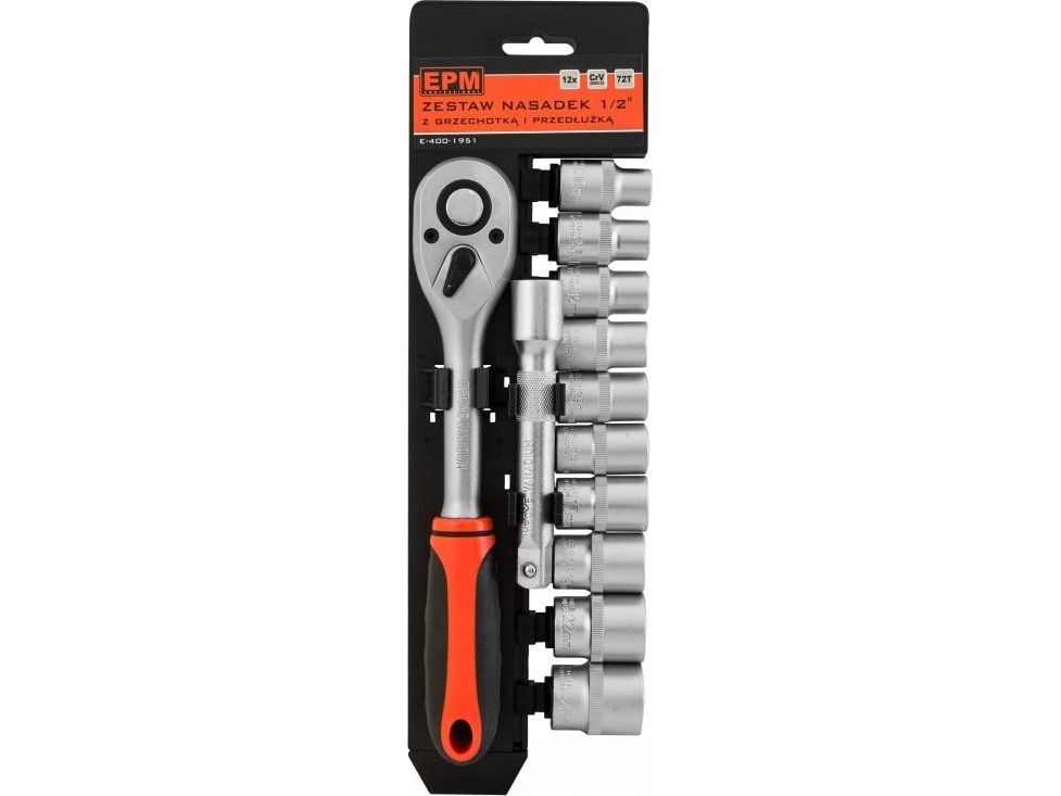 Epm Tool Set 1/2&Amp #039 &Amp #039 Socket Wrench Set 12 Pieces