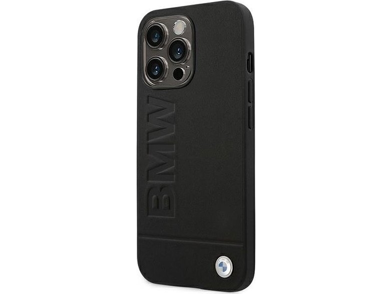Etui Bmw Bmhcp14lsllbk Iphone 14 Pro 6,1" Czarny/Black Leather Stamp