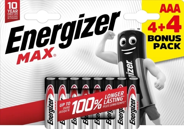 Energizer Micro Aaa -Batterie 1.5 V 8 St. (E303328005)