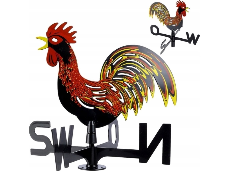 Vilde sää kukko tuuli nousi