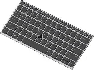 Klawiatura Hp Keyboard Backlit W/point