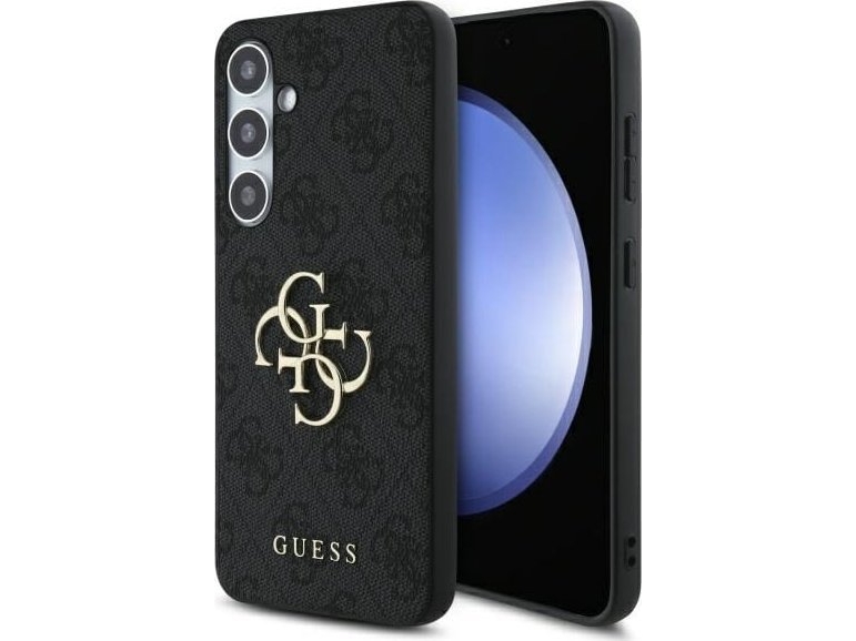 Guess Guhcs24fe4gmggr Samsung Galaxy S24 Fe S721 Mobilskal Grå Hardcase 4g Big Metal Logo