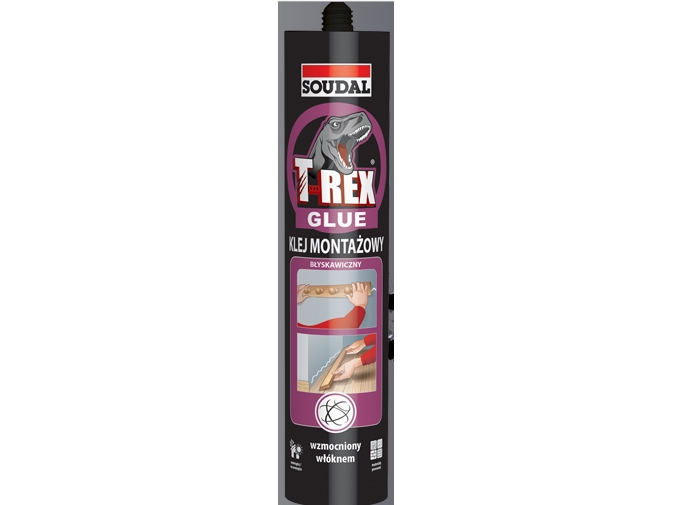 Soudal FLASH ASSEMBLY ADHESIVE 380G T-REX [YELLOW PACK] - ADHESIVE 380 BLUE