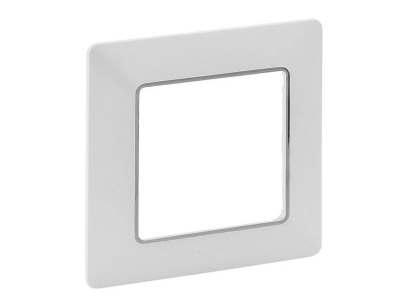 Legrand Frame Single Valena Life Hvid/Krom (754031)