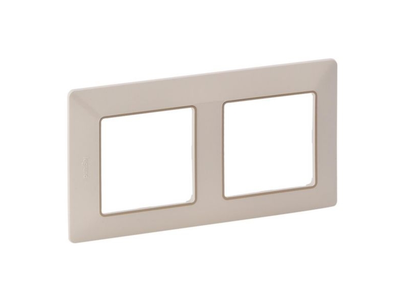 Legrand Valena Life Dobbeltramme I Creme/Guld (754062)