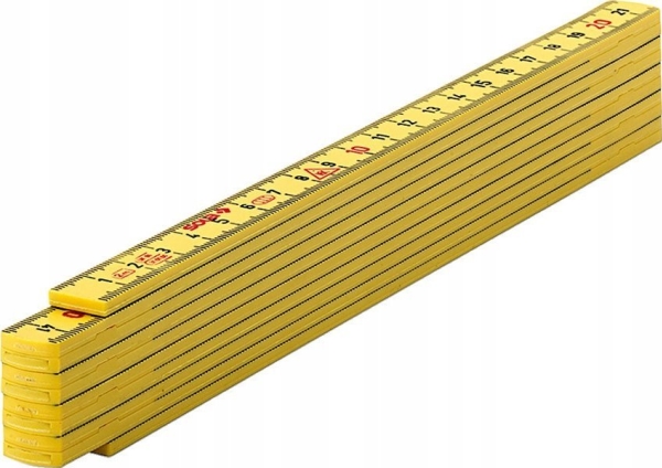 Sammenklappeligt målebånd i træ 2 m HG 2/10