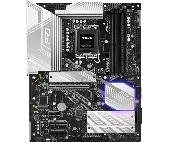Asrock Z890 Pro Rs Intel Lga 1851 Socket V1 Intel Core Ultra Series 2 Lga 1851 Ddr5 Sdram 256 Gb
