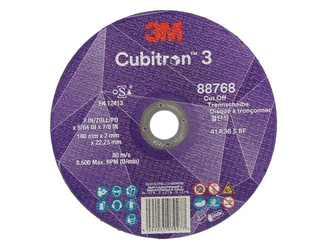 Kapskiva Cub. III 230-2 plattstål/rf