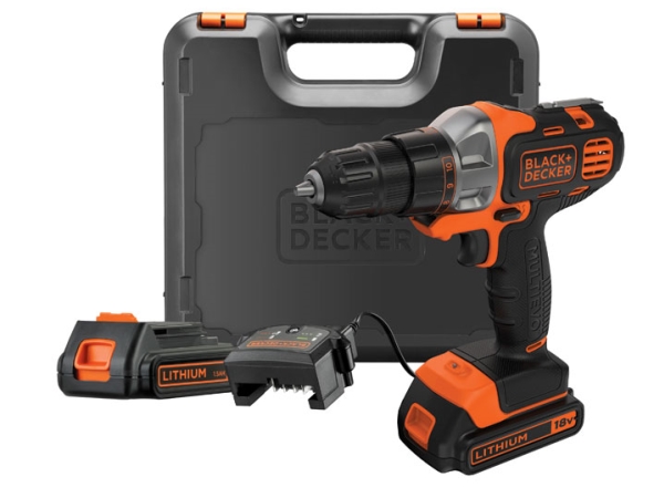 Black & Decker Mt218kb Pistolgreb Boremaskine 800 Rpm Batteri Lithium Ion Ion 300 Min