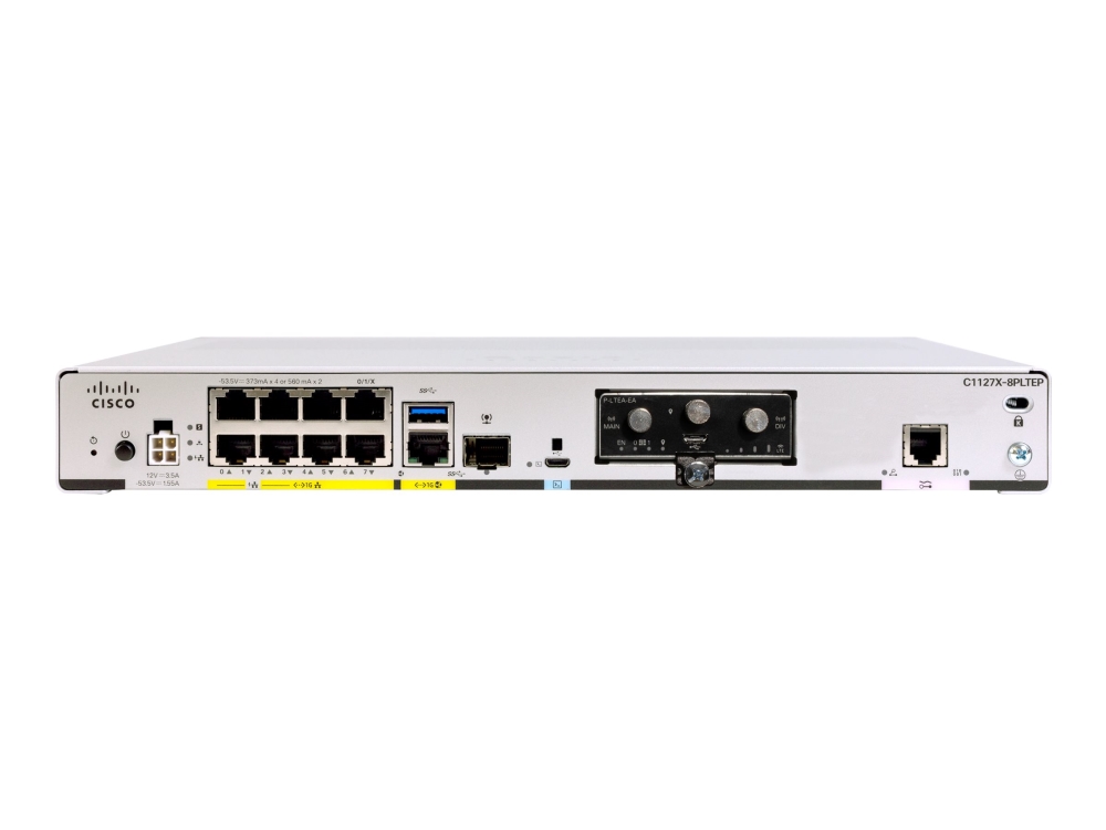 Cisco C1127x-8Pltep, Ethernet/Lan, 4G, 3G, 4G, Adsl2, Tabletop-Router