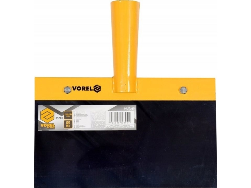VOREL skraber til beton uden skaft 120x250 mm