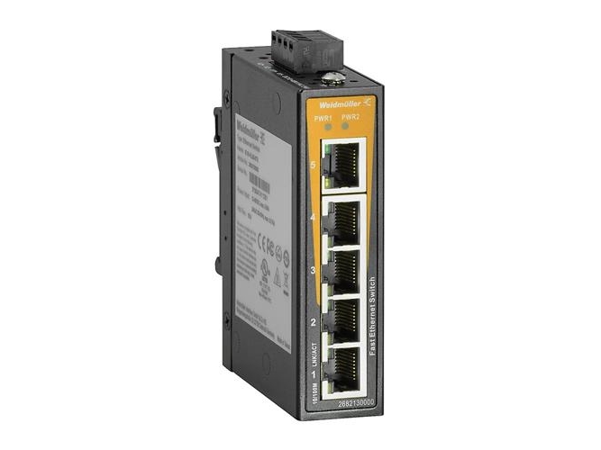 Netværksswitch Fast 5xRJ45 IP30