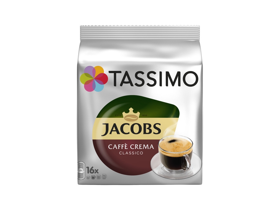 TASSIMO 4031510, Kaffekapslar, Caffè crema, T DISC, 16 styck | Köksapparater - Kaffe - Rengöring & Tillbehör | GameStuff