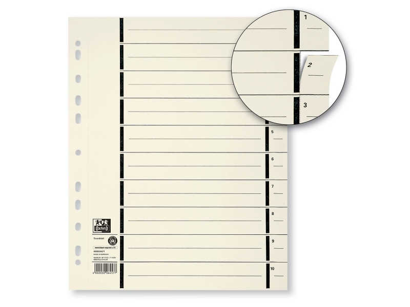Oxford 400004671 Beige Pap A4 Xl 240 Mm 300 Mm 10 Stk