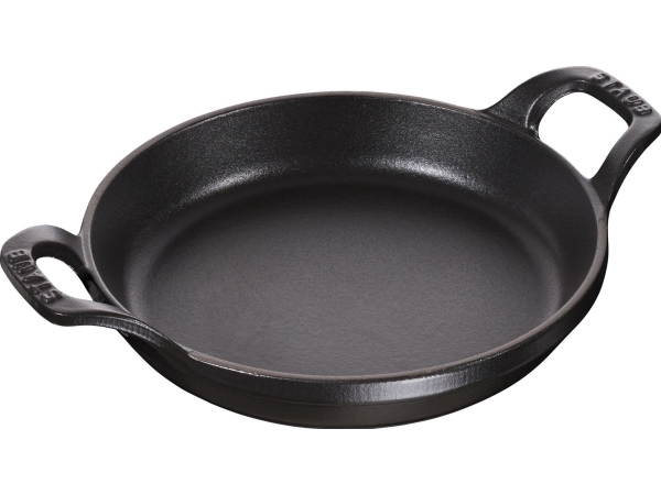 Staub Schale, Rund, Gusseisen, Schwarz, 0,4 L, 16 Cm, 700 G