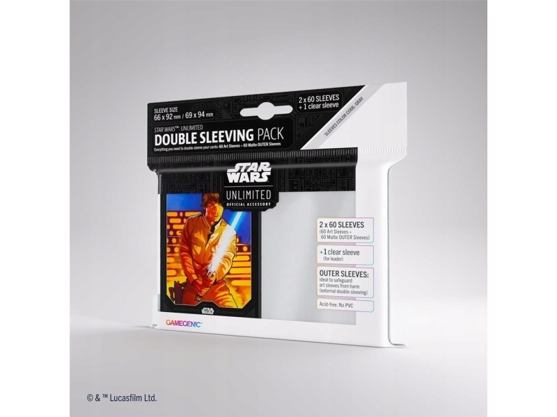 Gamegenic Star Wars Unlimited – Double Sleeving Pack – Luke Skywalker