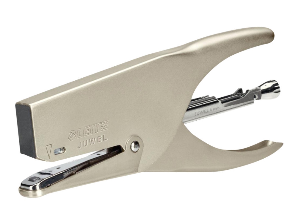 LEITZ Heftzange JUWEL 3000, Heftleistung: 30 Blatt Vollmetall, matt vernickelte Oberfl?che, Einlegetiefe: (5558-00-82) | Kontorsmaterial - Stämpel - Stämpelkuddar & Stämpelfärg | GameStuff