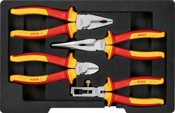 Bosch 1600A02ng1 Vde Zangen-Set 4Teilig (1600A02ng1)