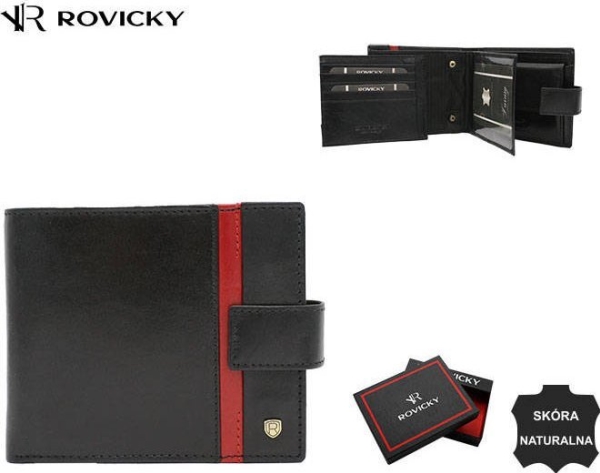 Rovicky Elegant læderpung til mænd - Rovicky NoSize
