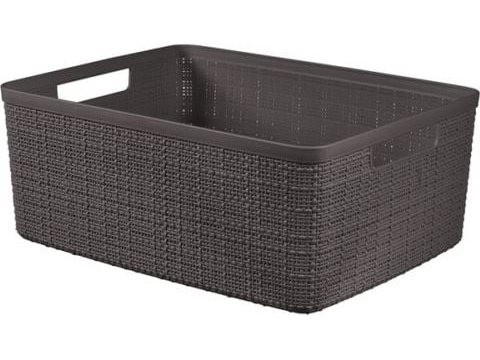 Curver Korb Jute M, Dunkelgrau