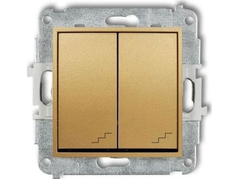 Karlik Mini Trappe-/Dobbelt Afbryder Guld 29Mwp-33