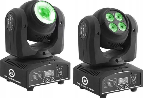 LIGHT4ME ML TWIN BEAM 210 WASH mini głowica ruchoma L