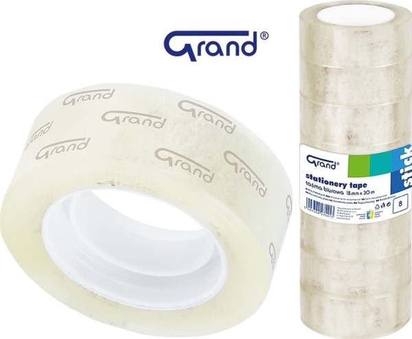 Grand Office Tape Grand 18Mm/30M Transparent (8)