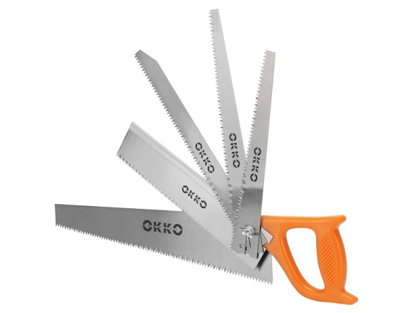 Okko Wood Hand Saw With 5Pcs Blades | Elverktyg - Tillbehör - Bitar & Borrset | GameStuff