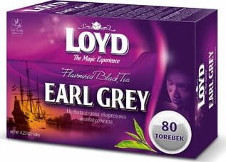 Loyd Earl Grey sort te i ekspresdosis 80 tb 120 g