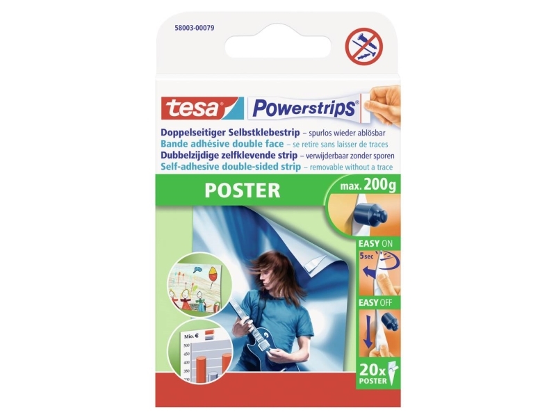 Tesa 58003-00079-21, Montagepad, Weiß, 0,2 Kg