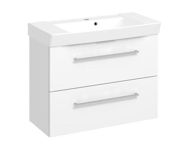 Møbelpakke Mido 82cm hvid m/vask