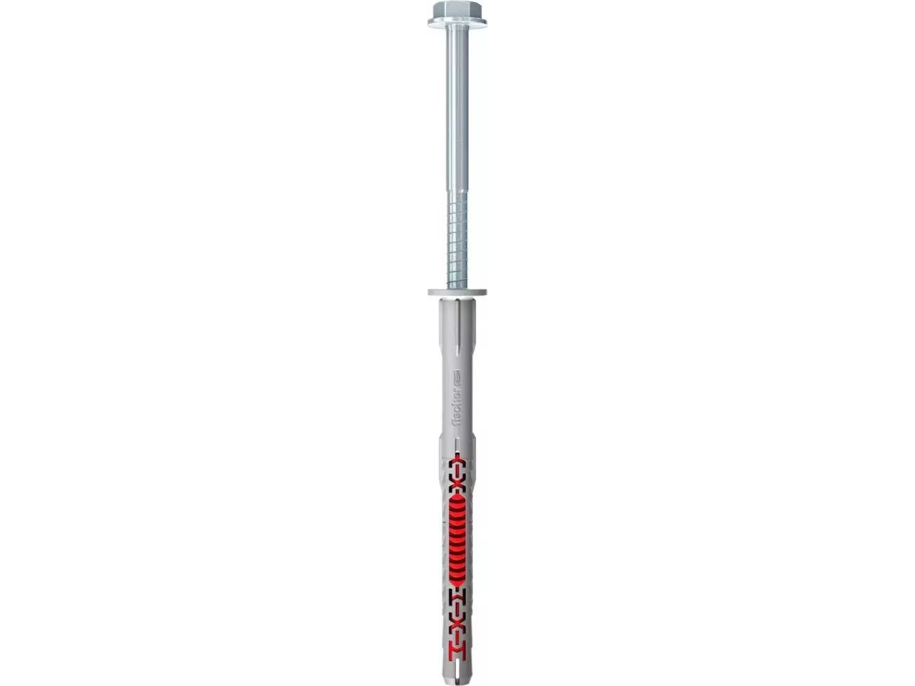 Fischer 562168, Ekspansionsanker, Beton, Gipsblok, Murværk, Nylon, Grå, Forzinket Stål, Torx
