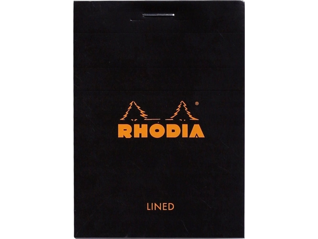 Muistilappu, Rhodia, viivoitettu, A7, 40 arkkia, 80 g