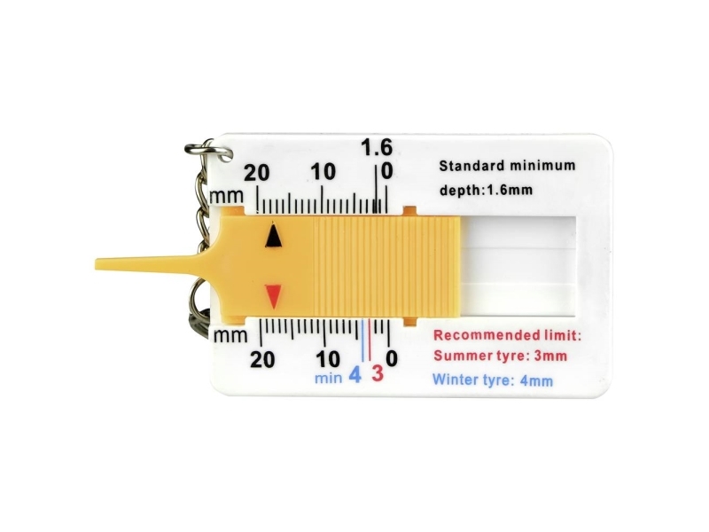 Apa 31343 Reifenprofilmessgerät Analog Messbereich Tiefe 0 - 20 Mm
