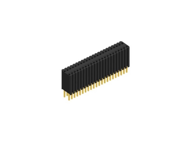 Fischer Elektronik Bøsningsliste Standard Antal Rækker: 2 10027330 10 Stk
