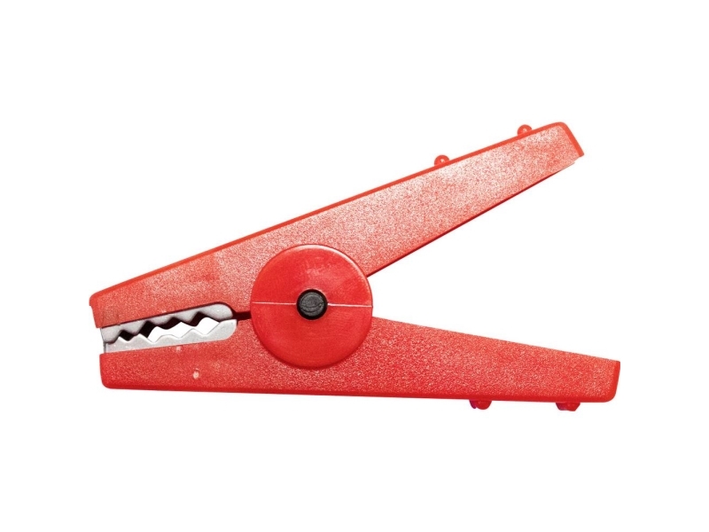 Mueller Electric BU-112-2 Miniatyrkrokodilklämmor Röd Spännvidd max: 16 mm Längd: 80 mm 1 st | EL Artiklar - Andra EL - krokodilnäbb | GameStuff