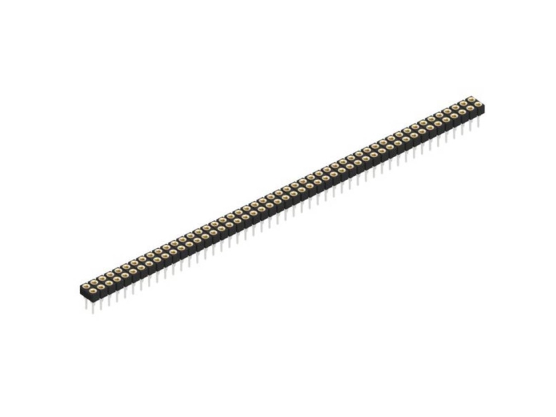 Fischer Elektronik Bøsningsliste Præcision Antal Rækker: 2 Mk22198 10 Stk