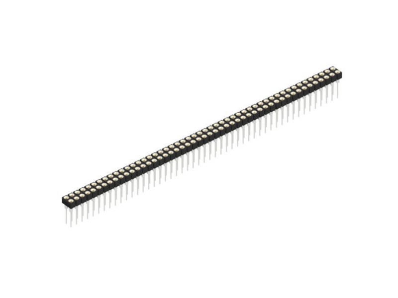 Fischer Elektronik Bøsningsliste Præcision Antal Rækker: 2 Mk23198z 10 Stk