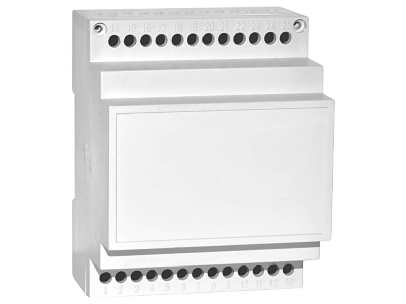 Elbag MR1/CB/GREY DIN-skinnekabinet 17 x 58 x 90 ABS 1 stk